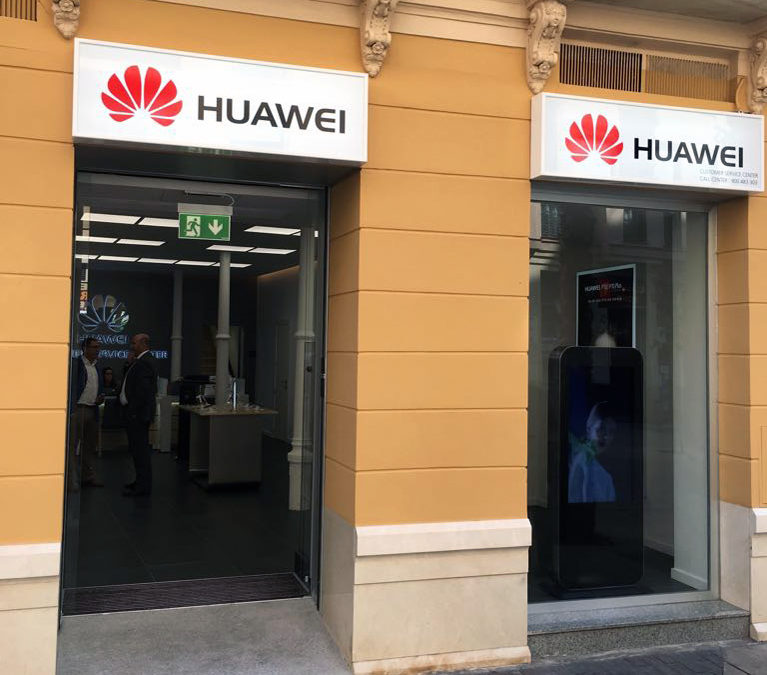 nueva tienda de atención al cliente huawei